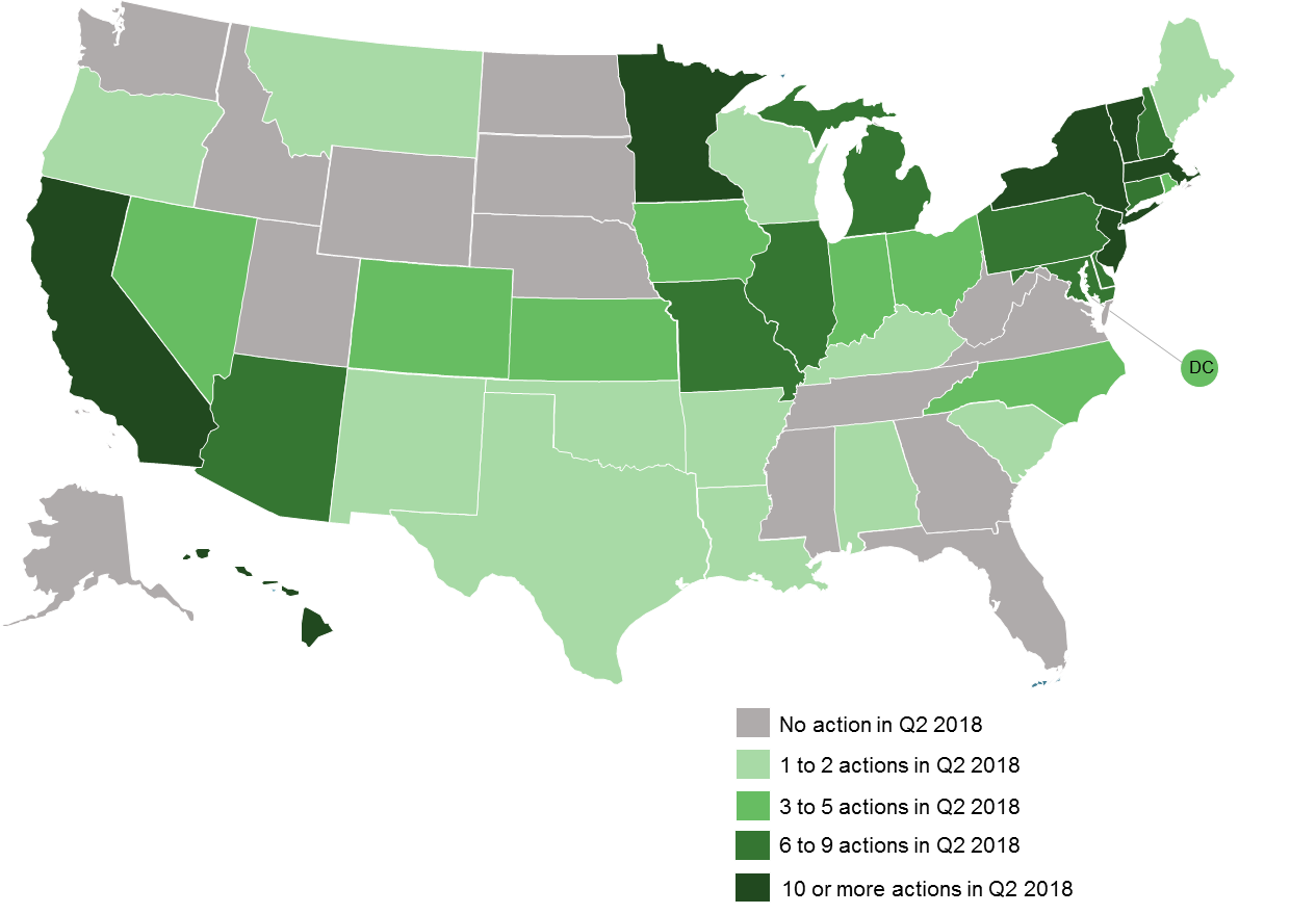 The 50 States of Electric Vehicles Report 36 States and DC Took Action