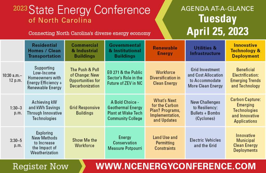 Sessions Announced for the 2023 State Energy Conference of North