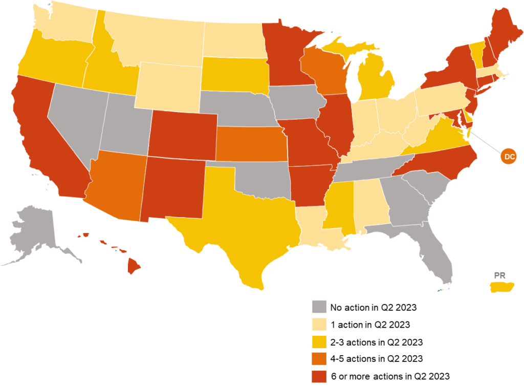 50 States of Solar Q2 Map